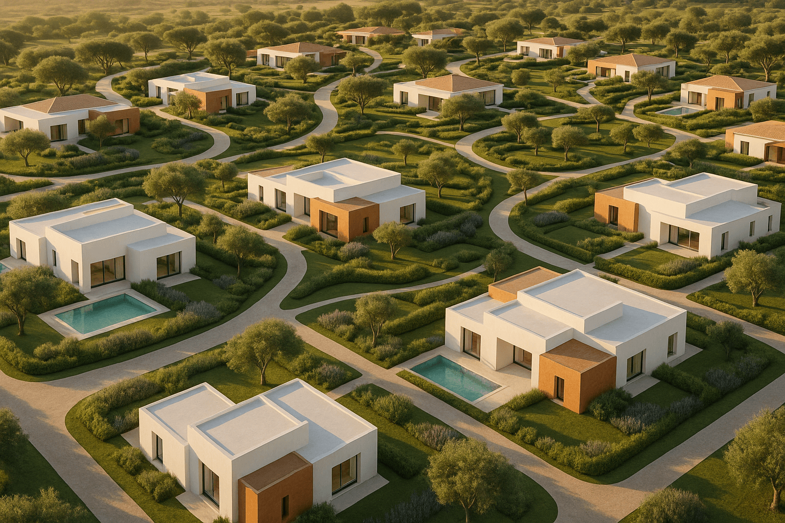 Vision of the Quinta dos Carvalhos residential development